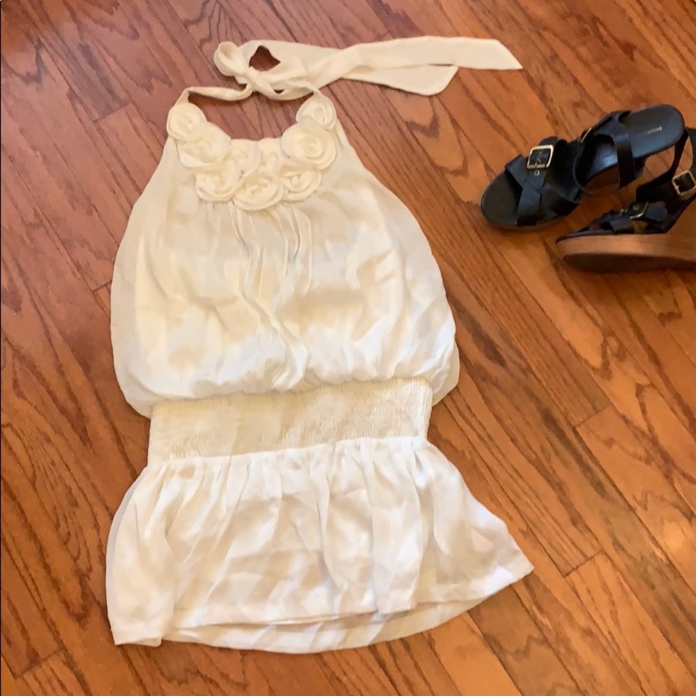 SOLD!! Floral detail halter